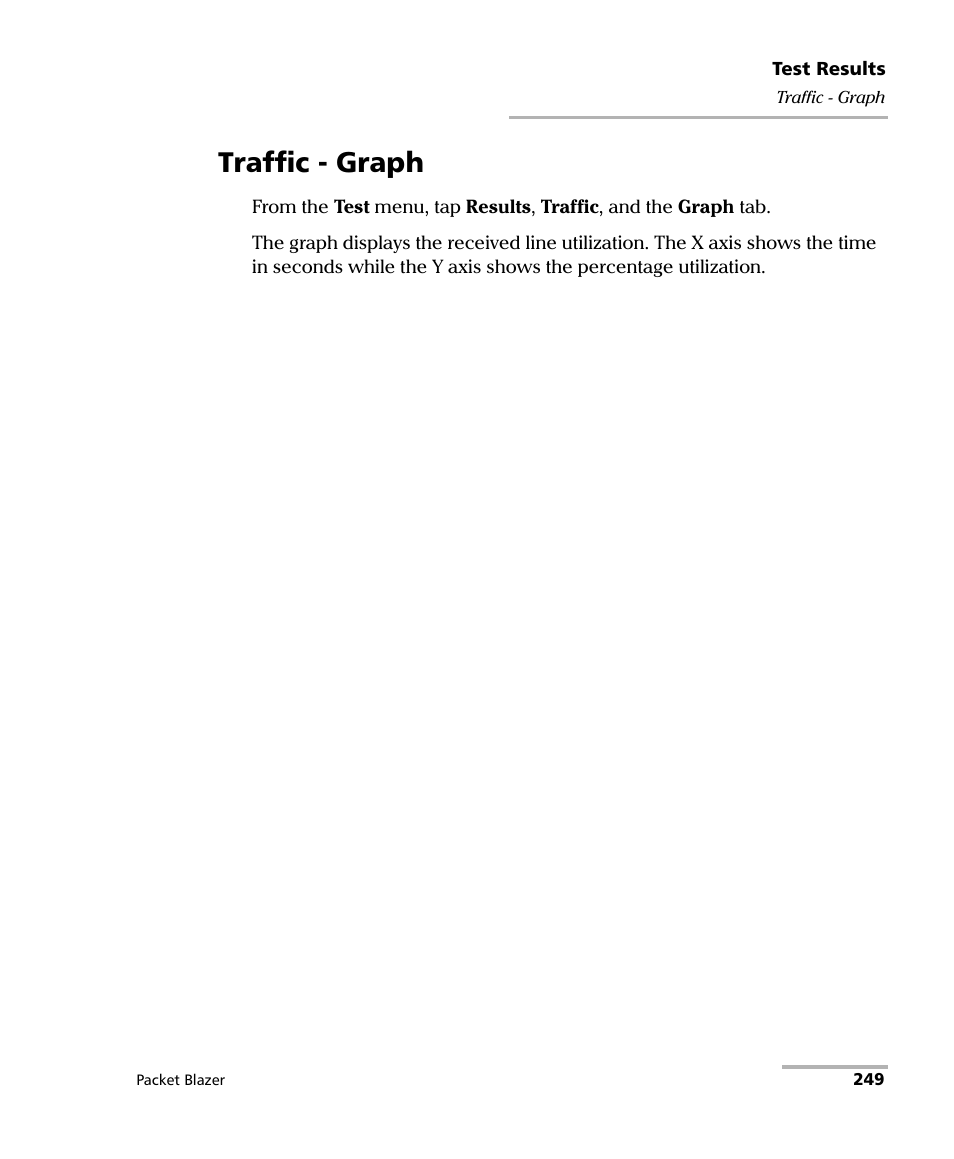 Traffic - graph | EXFO FTB/IQS-85100G Packet Blazer for FTB-500/IQS-600 User Manual | Page 259 / 448