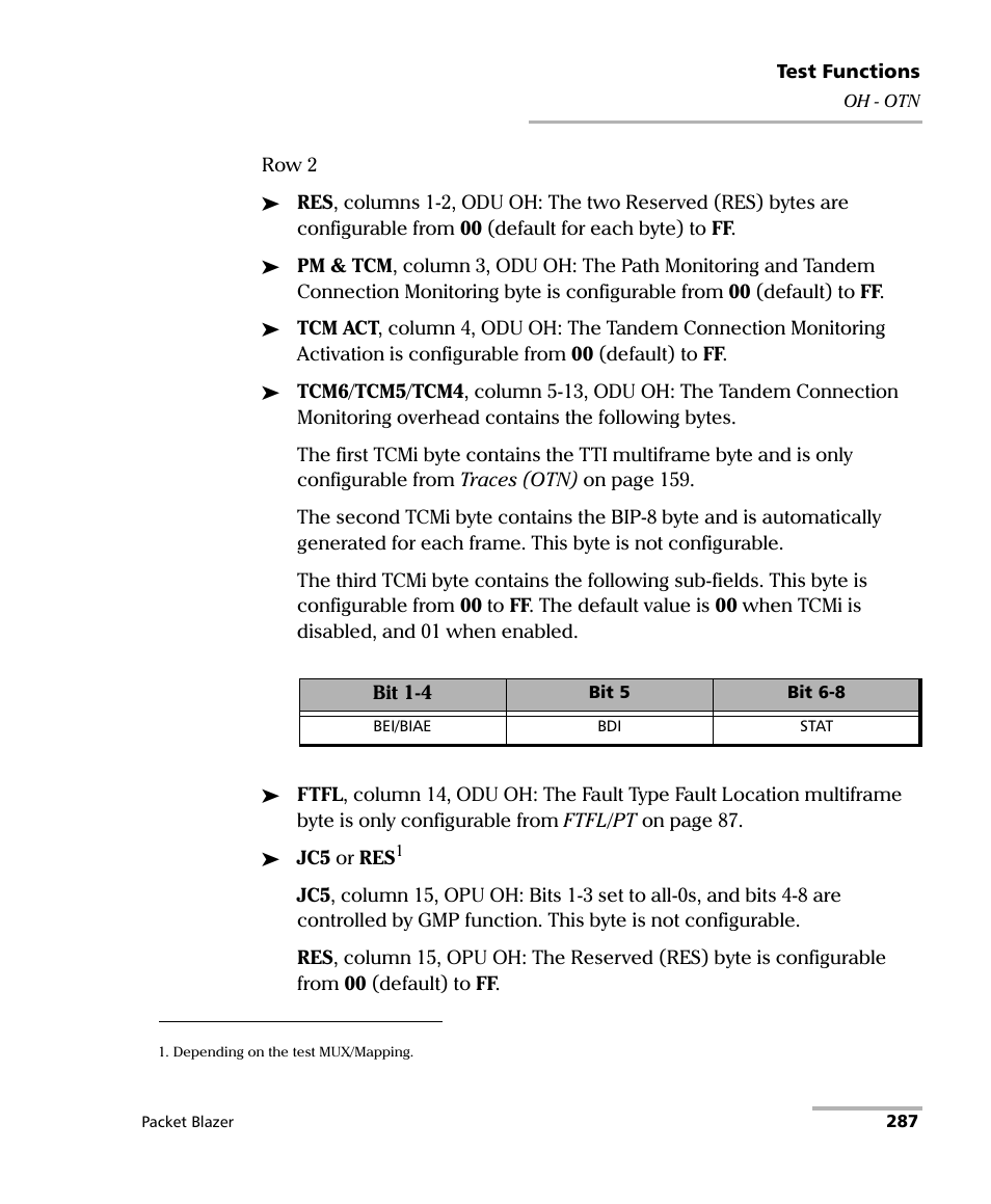 EXFO FTB/IQS-85100G Packet Blazer for FTB-500/IQS-600 User Manual | Page 297 / 448