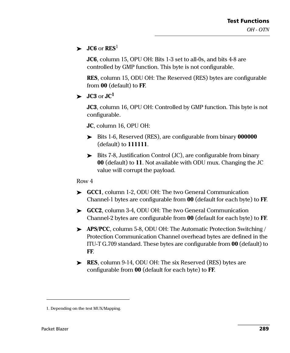 EXFO FTB/IQS-85100G Packet Blazer for FTB-500/IQS-600 User Manual | Page 299 / 448