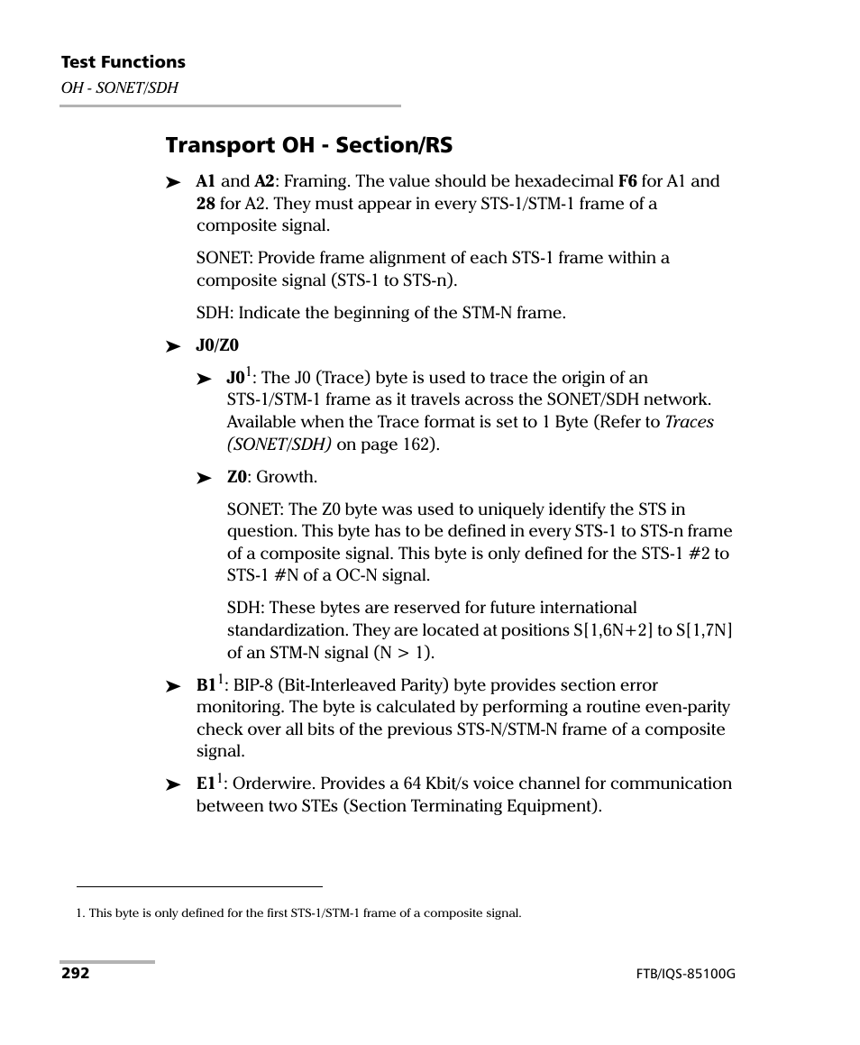 EXFO FTB/IQS-85100G Packet Blazer for FTB-500/IQS-600 User Manual | Page 302 / 448