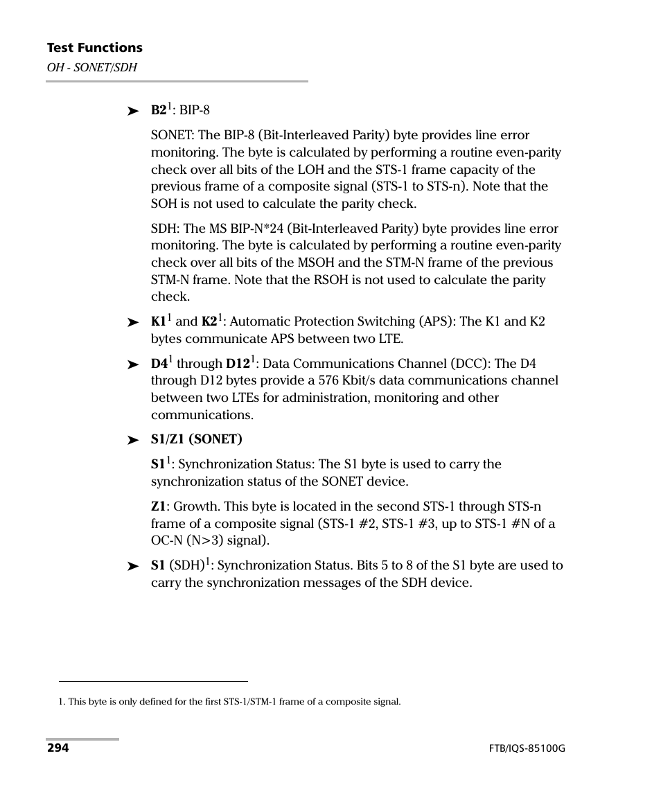 EXFO FTB/IQS-85100G Packet Blazer for FTB-500/IQS-600 User Manual | Page 304 / 448