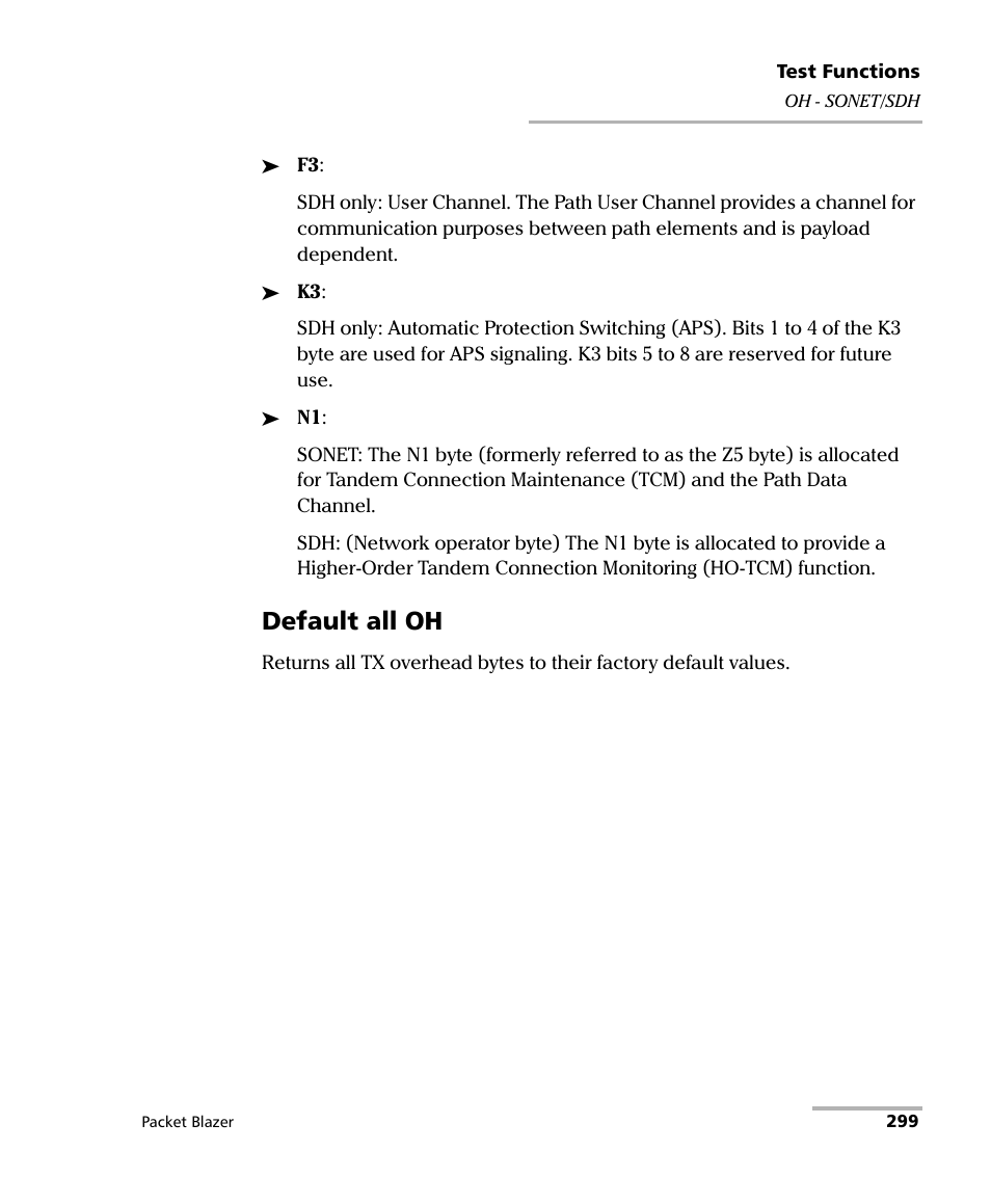 Default all oh | EXFO FTB/IQS-85100G Packet Blazer for FTB-500/IQS-600 User Manual | Page 309 / 448