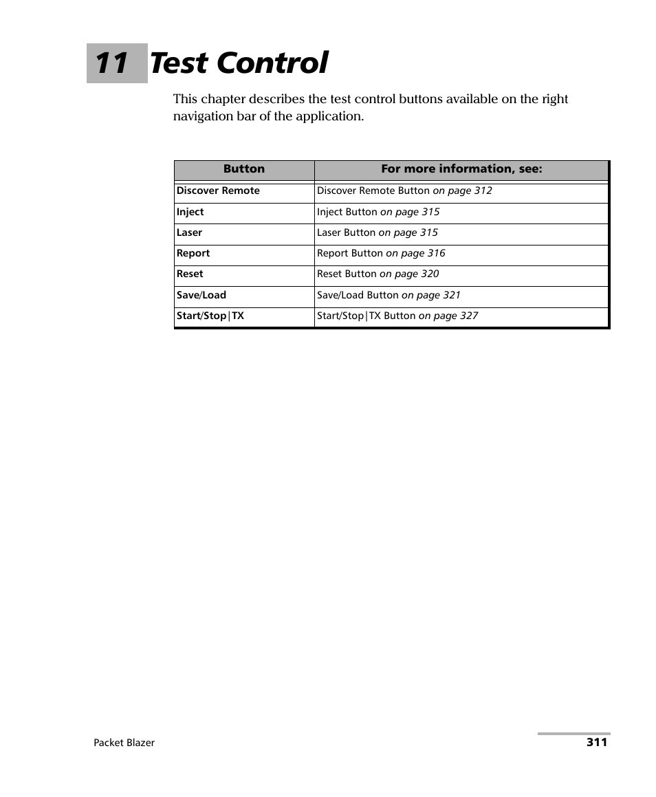 11 test control | EXFO FTB/IQS-85100G Packet Blazer for FTB-500/IQS-600 User Manual | Page 321 / 448