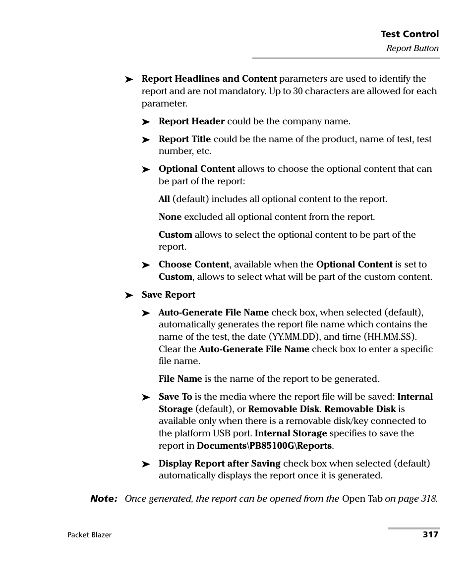 EXFO FTB/IQS-85100G Packet Blazer for FTB-500/IQS-600 User Manual | Page 327 / 448