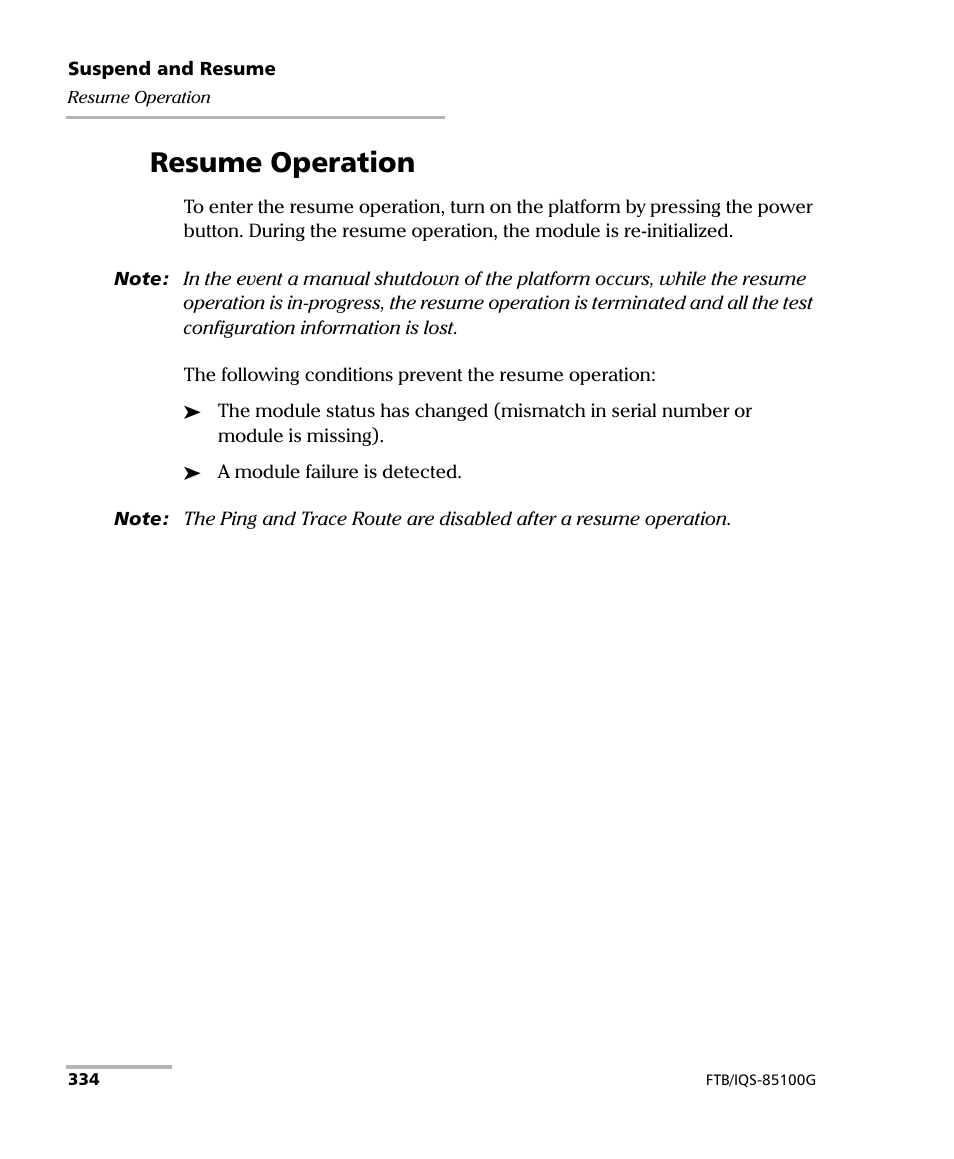 Resume operation | EXFO FTB/IQS-85100G Packet Blazer for FTB-500/IQS-600 User Manual | Page 344 / 448