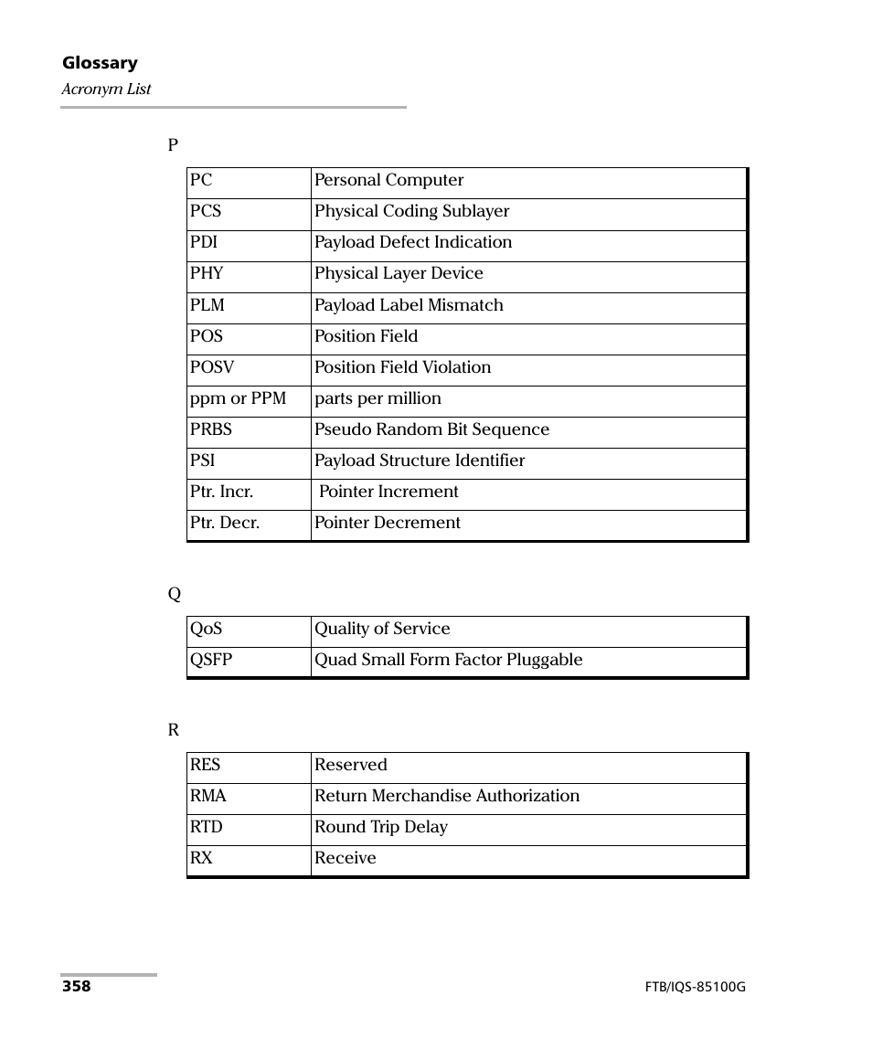 EXFO FTB/IQS-85100G Packet Blazer for FTB-500/IQS-600 User Manual | Page 368 / 448