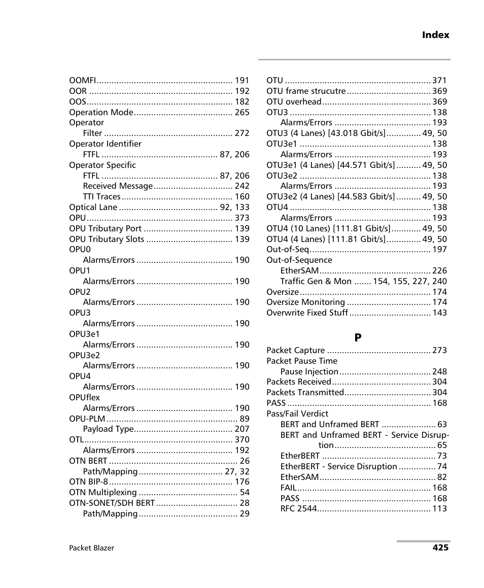 EXFO FTB/IQS-85100G Packet Blazer for FTB-500/IQS-600 User Manual | Page 435 / 448