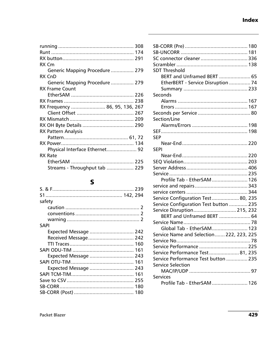 EXFO FTB/IQS-85100G Packet Blazer for FTB-500/IQS-600 User Manual | Page 439 / 448