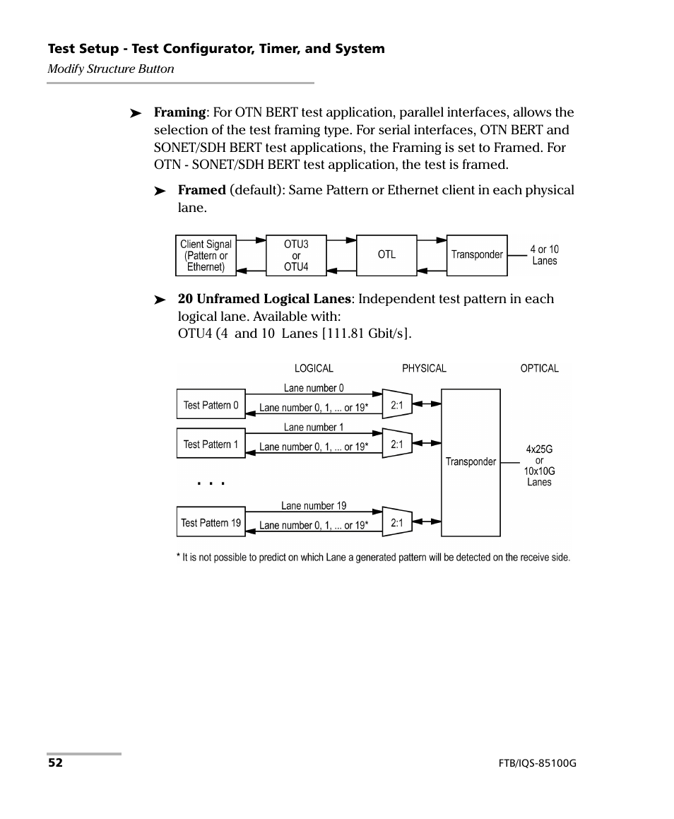 EXFO FTB/IQS-85100G Packet Blazer for FTB-500/IQS-600 User Manual | Page 62 / 448