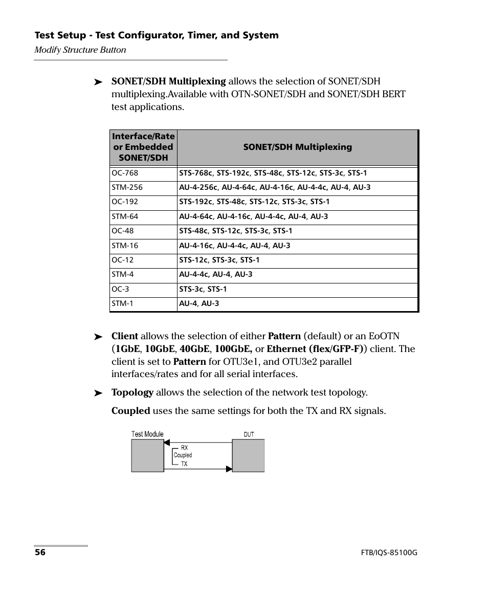 EXFO FTB/IQS-85100G Packet Blazer for FTB-500/IQS-600 User Manual | Page 66 / 448