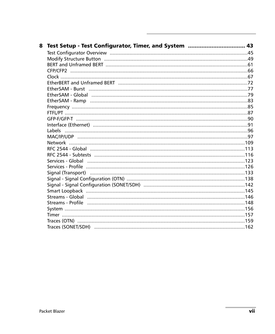 EXFO FTB/IQS-85100G Packet Blazer for FTB-500/IQS-600 User Manual | Page 7 / 448