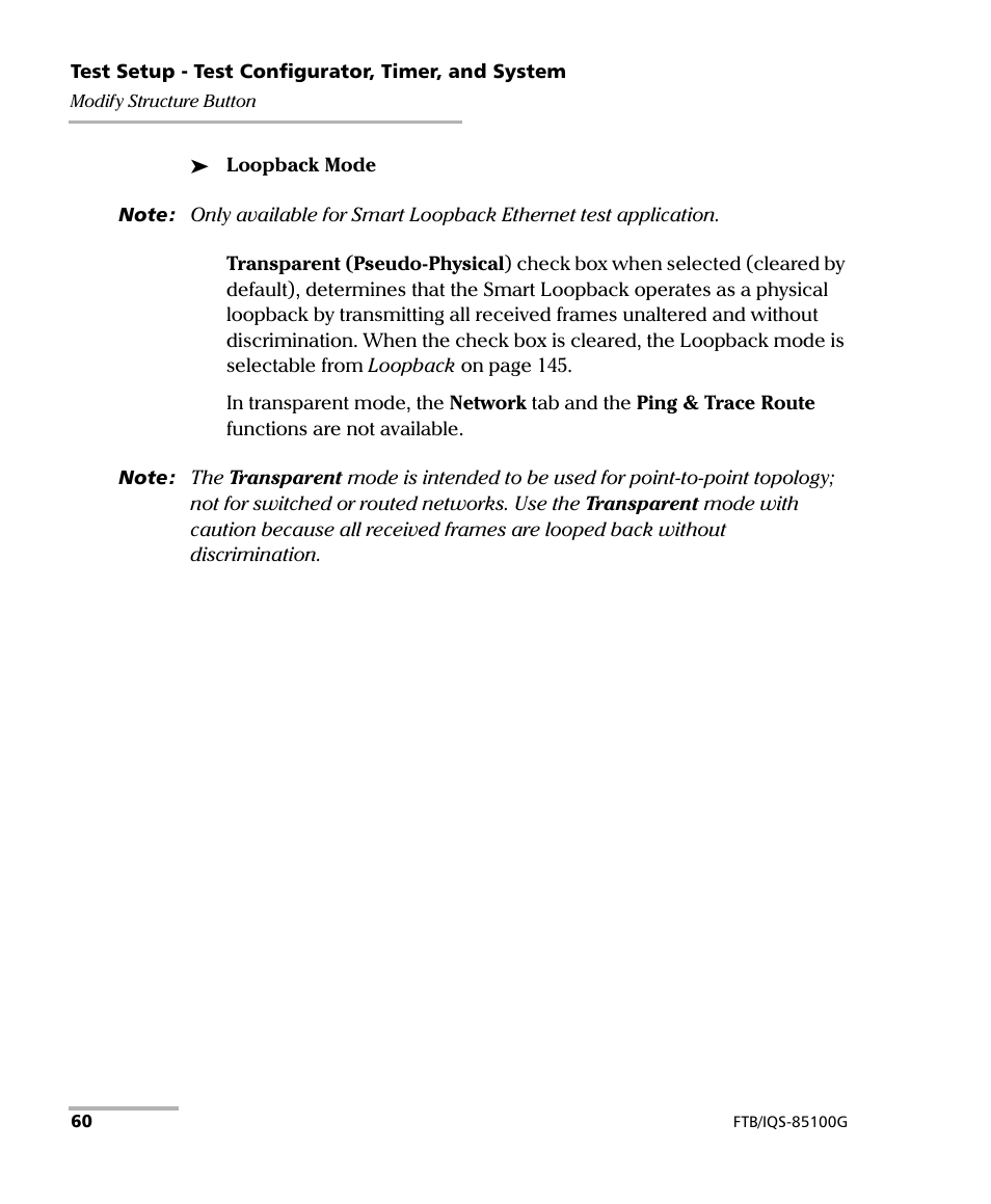 EXFO FTB/IQS-85100G Packet Blazer for FTB-500/IQS-600 User Manual | Page 70 / 448