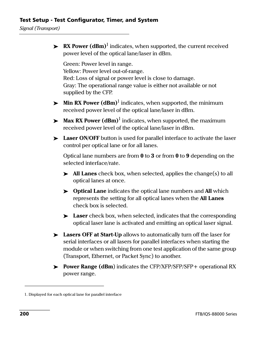 EXFO FTB/IQS-88000 Series Power Blazer for FTB-2/2Pro/500/IQS-600 User Manual | Page 212 / 681