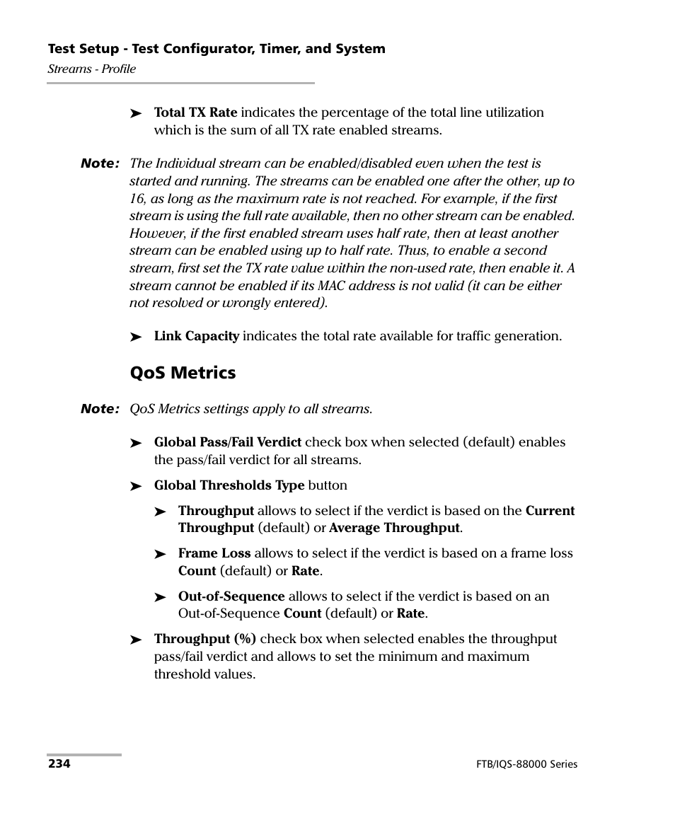 Qos metrics | EXFO FTB/IQS-88000 Series Power Blazer for FTB-2/2Pro/500/IQS-600 User Manual | Page 246 / 681
