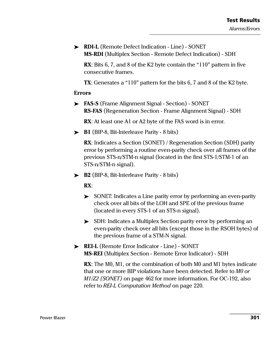 EXFO FTB/IQS-88000 Series Power Blazer for FTB-2/2Pro/500/IQS-600 User Manual | Page 313 / 681