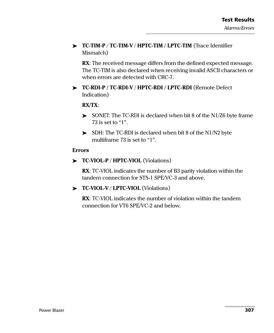 EXFO FTB/IQS-88000 Series Power Blazer for FTB-2/2Pro/500/IQS-600 User Manual | Page 319 / 681