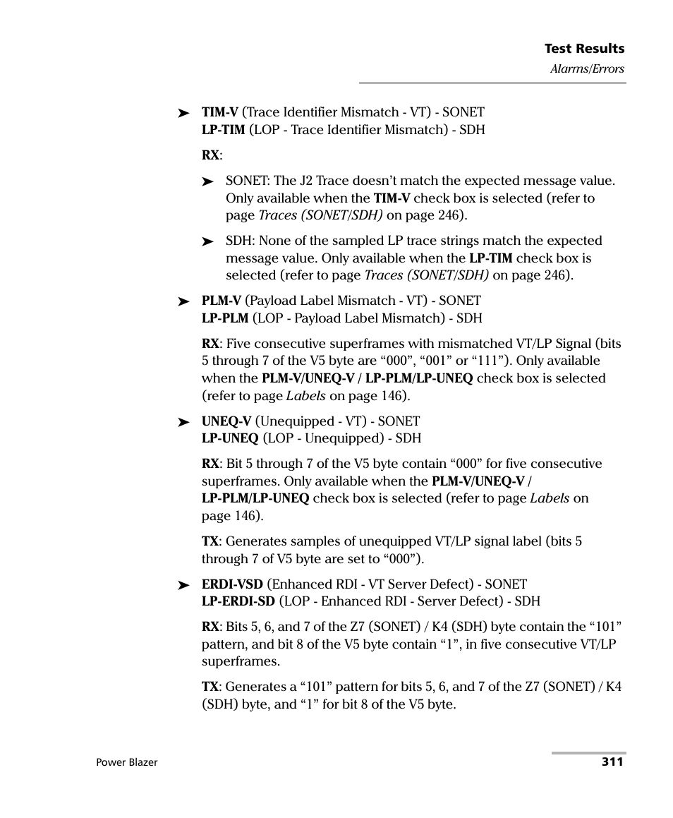 EXFO FTB/IQS-88000 Series Power Blazer for FTB-2/2Pro/500/IQS-600 User Manual | Page 323 / 681