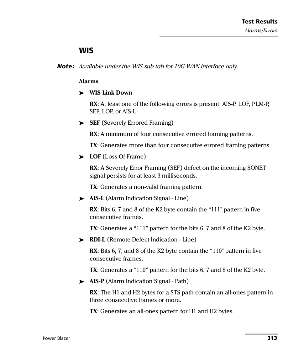 EXFO FTB/IQS-88000 Series Power Blazer for FTB-2/2Pro/500/IQS-600 User Manual | Page 325 / 681