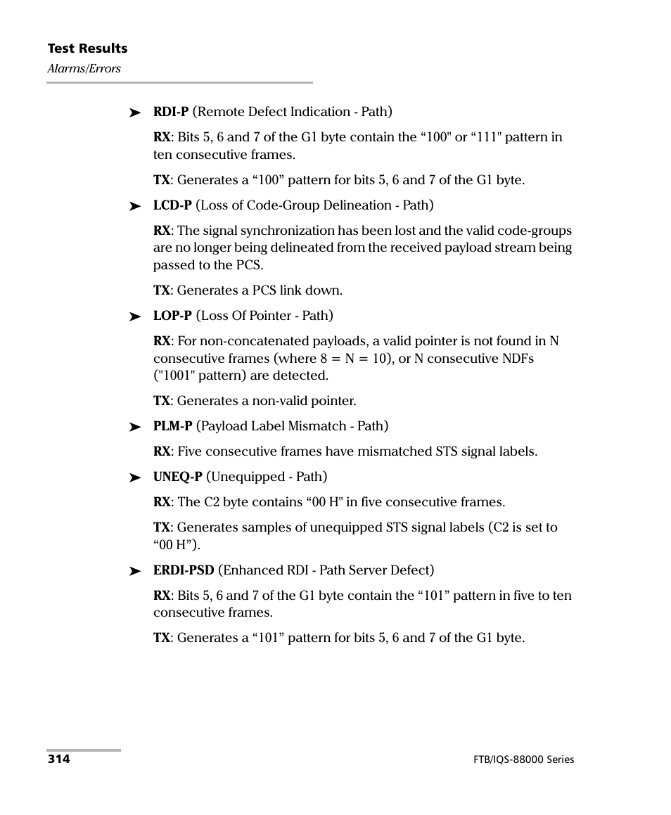 EXFO FTB/IQS-88000 Series Power Blazer for FTB-2/2Pro/500/IQS-600 User Manual | Page 326 / 681