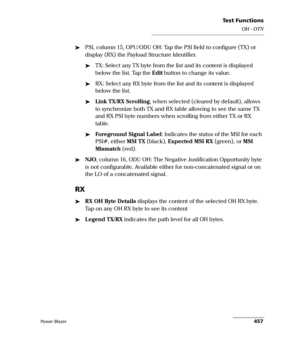 EXFO FTB/IQS-88000 Series Power Blazer for FTB-2/2Pro/500/IQS-600 User Manual | Page 469 / 681