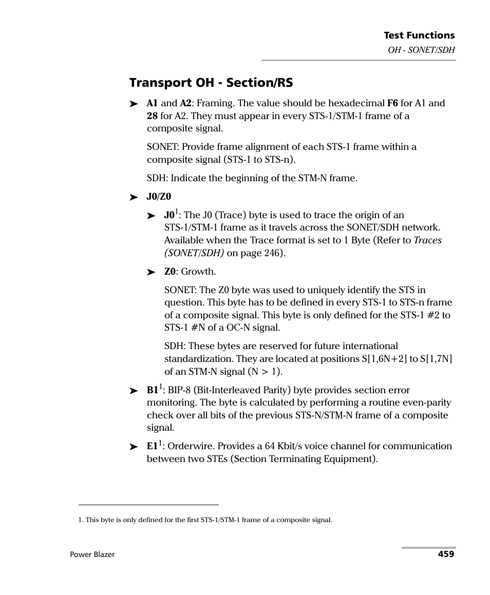 EXFO FTB/IQS-88000 Series Power Blazer for FTB-2/2Pro/500/IQS-600 User Manual | Page 471 / 681