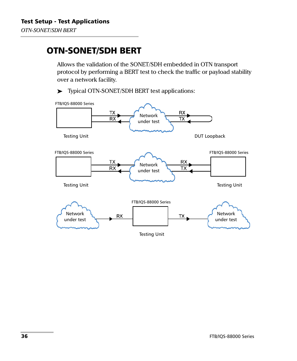 Otn-sonet/sdh bert | EXFO FTB/IQS-88000 Series Power Blazer for FTB-2/2Pro/500/IQS-600 User Manual | Page 48 / 681