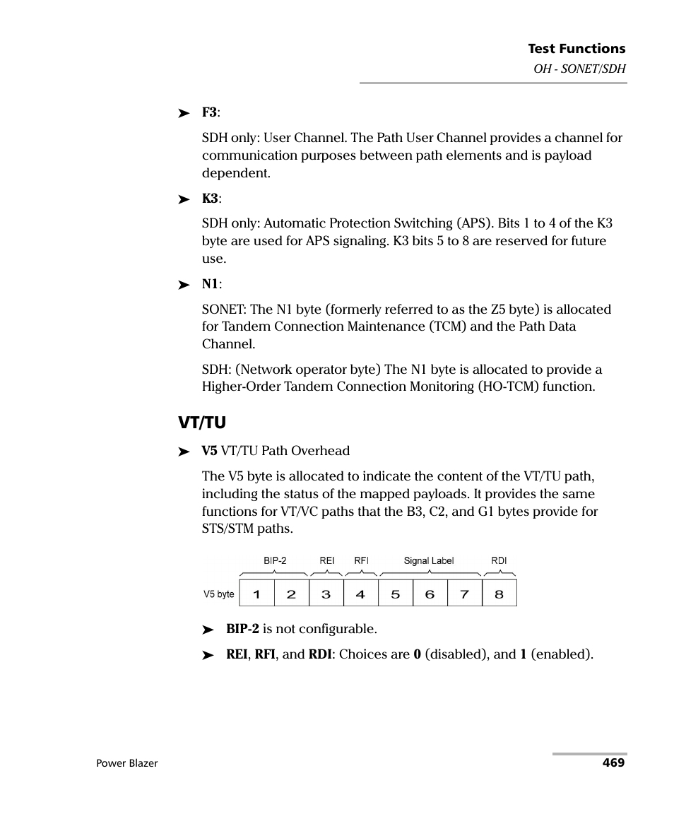 Vt/tu | EXFO FTB/IQS-88000 Series Power Blazer for FTB-2/2Pro/500/IQS-600 User Manual | Page 481 / 681