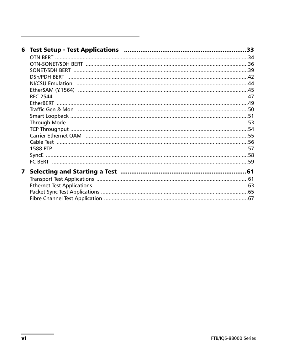 EXFO FTB/IQS-88000 Series Power Blazer for FTB-2/2Pro/500/IQS-600 User Manual | Page 6 / 681