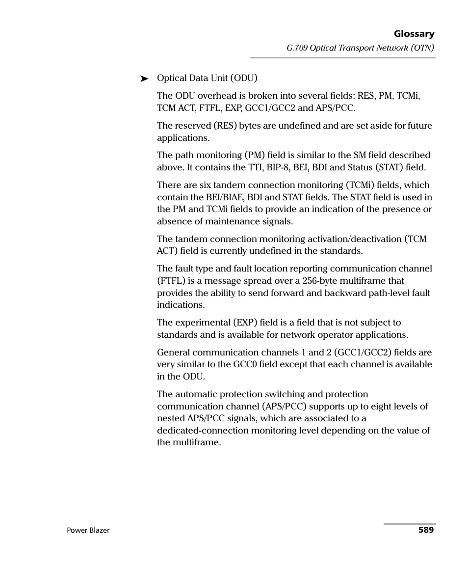 EXFO FTB/IQS-88000 Series Power Blazer for FTB-2/2Pro/500/IQS-600 User Manual | Page 601 / 681