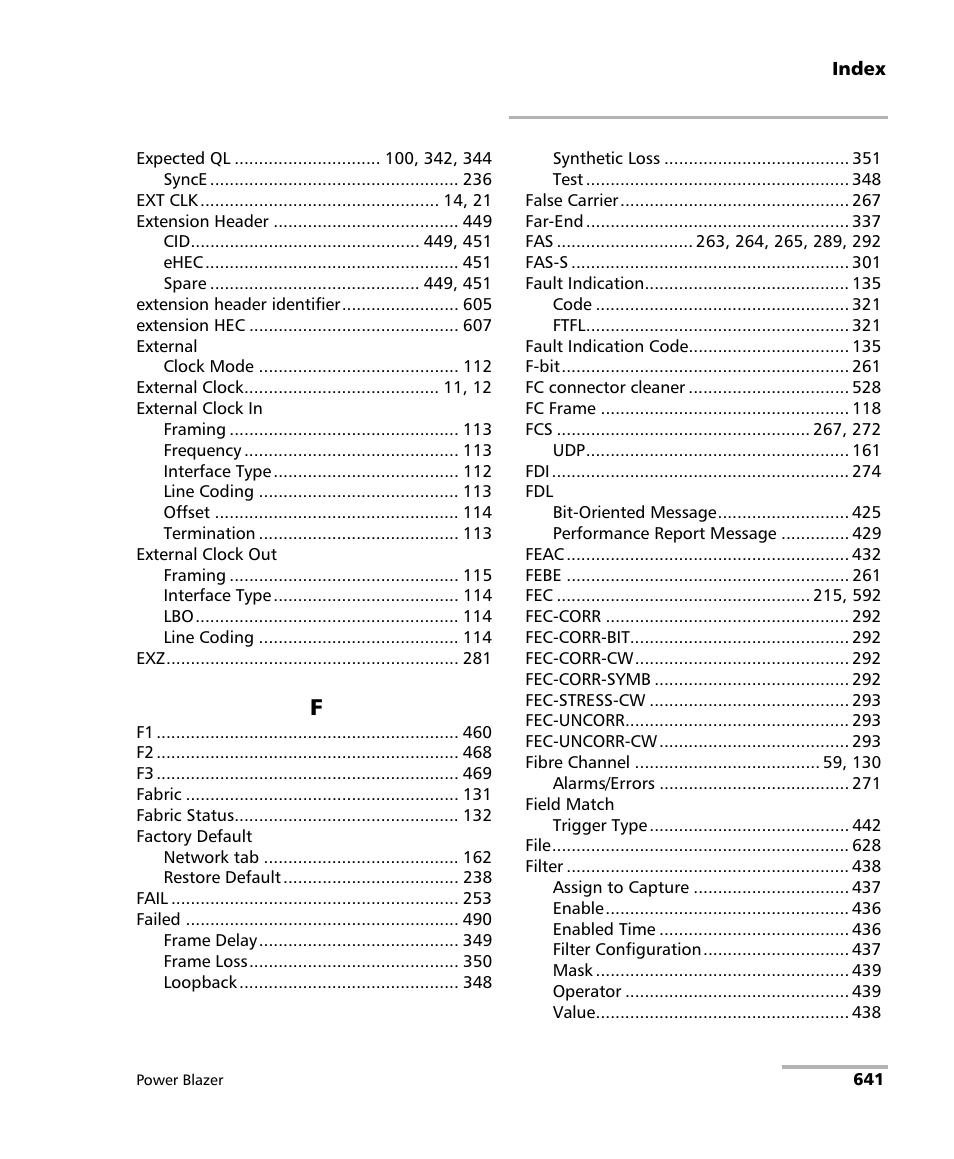 EXFO FTB/IQS-88000 Series Power Blazer for FTB-2/2Pro/500/IQS-600 User Manual | Page 653 / 681