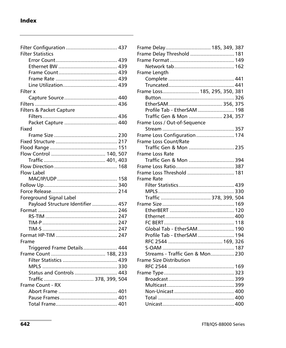 EXFO FTB/IQS-88000 Series Power Blazer for FTB-2/2Pro/500/IQS-600 User Manual | Page 654 / 681