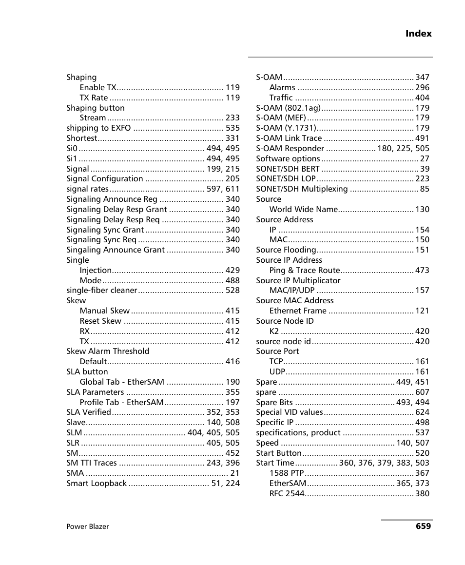 EXFO FTB/IQS-88000 Series Power Blazer for FTB-2/2Pro/500/IQS-600 User Manual | Page 671 / 681