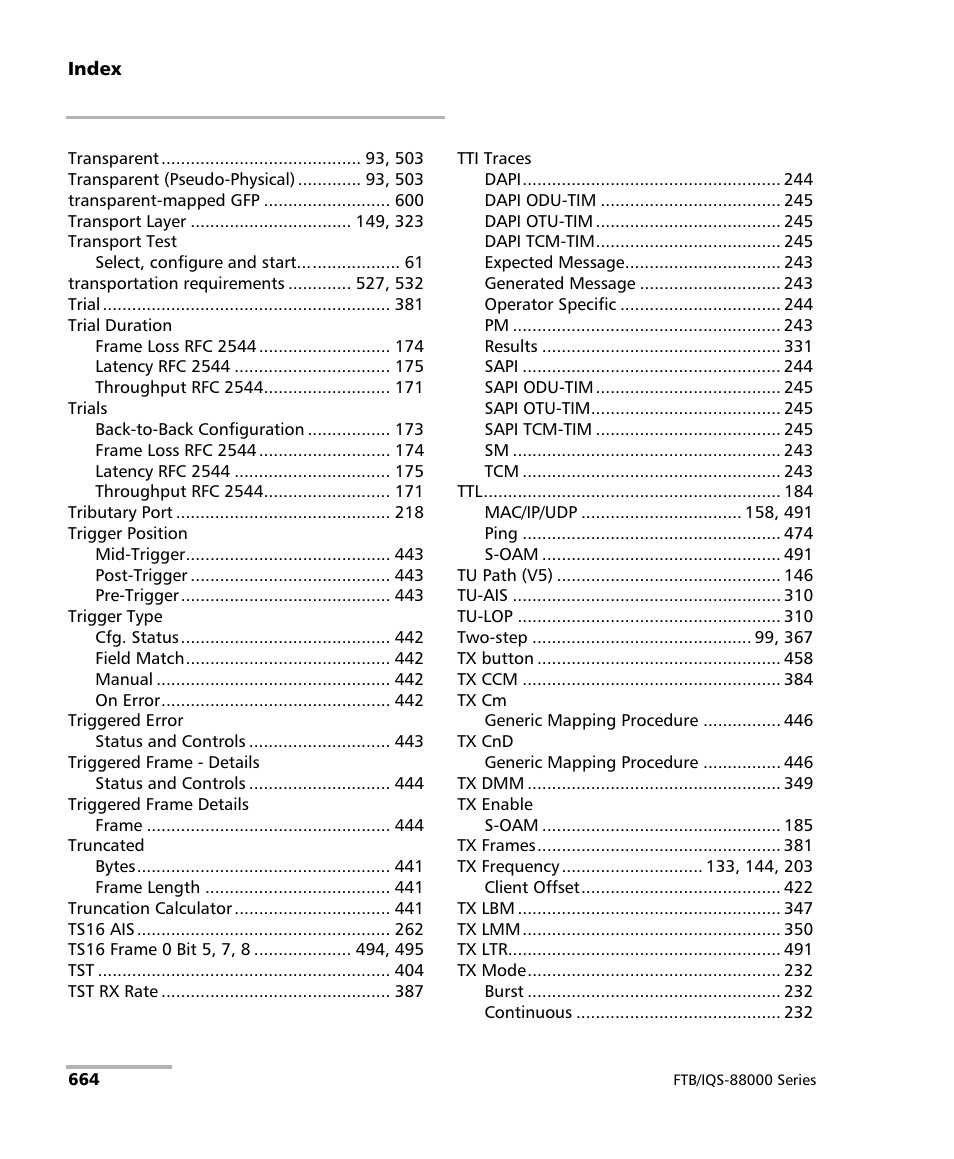 EXFO FTB/IQS-88000 Series Power Blazer for FTB-2/2Pro/500/IQS-600 User Manual | Page 676 / 681