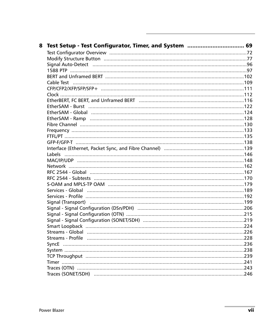 EXFO FTB/IQS-88000 Series Power Blazer for FTB-2/2Pro/500/IQS-600 User Manual | Page 7 / 681