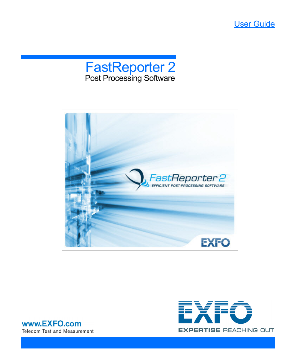 EXFO FastReporter 2 User Manual | 396 pages