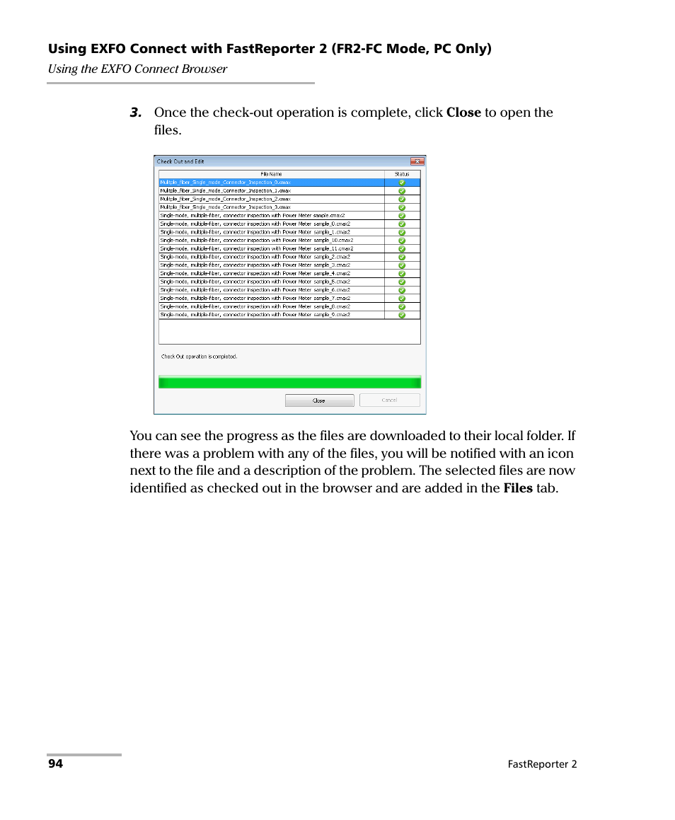 EXFO FastReporter 2 User Manual | Page 104 / 396