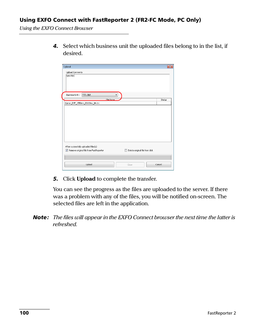 EXFO FastReporter 2 User Manual | Page 110 / 396