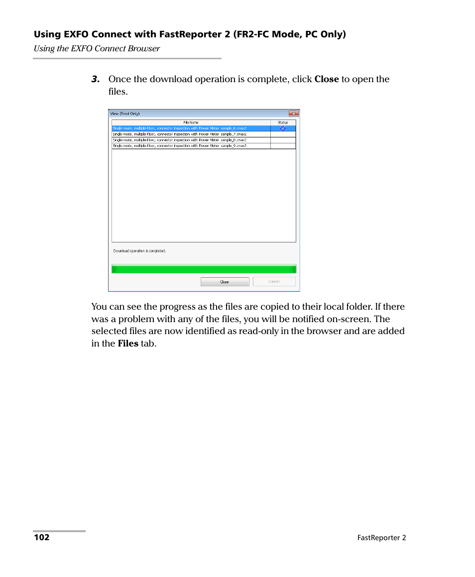 EXFO FastReporter 2 User Manual | Page 112 / 396