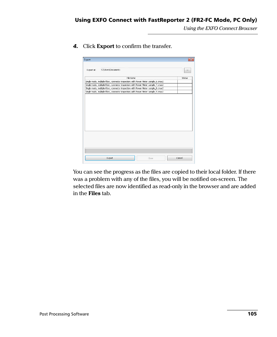 EXFO FastReporter 2 User Manual | Page 115 / 396