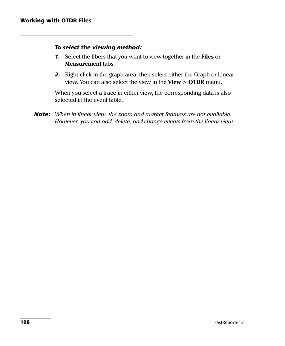 EXFO FastReporter 2 User Manual | Page 118 / 396