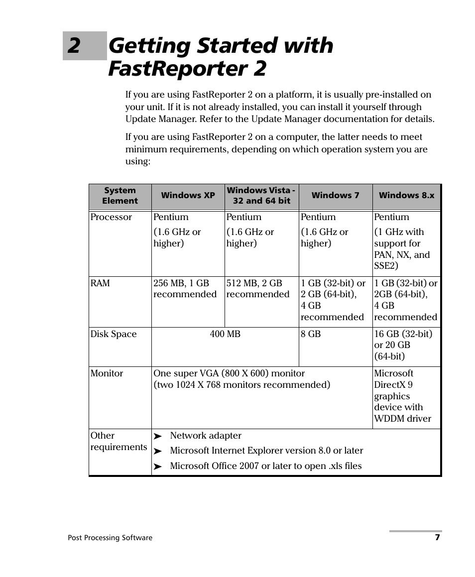 2 getting started with fastreporter 2, 2getting started with fastreporter 2 | EXFO FastReporter 2 User Manual | Page 17 / 396