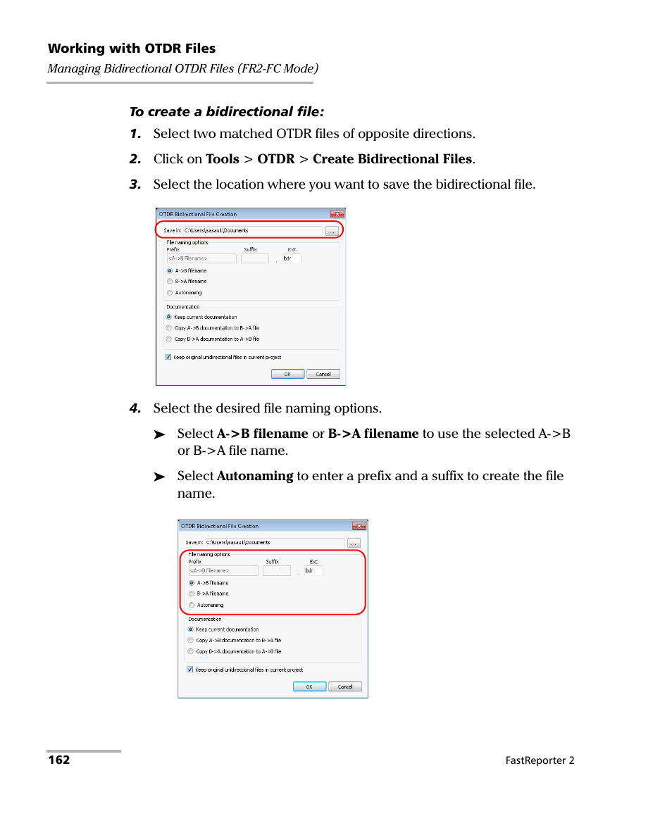 EXFO FastReporter 2 User Manual | Page 172 / 396