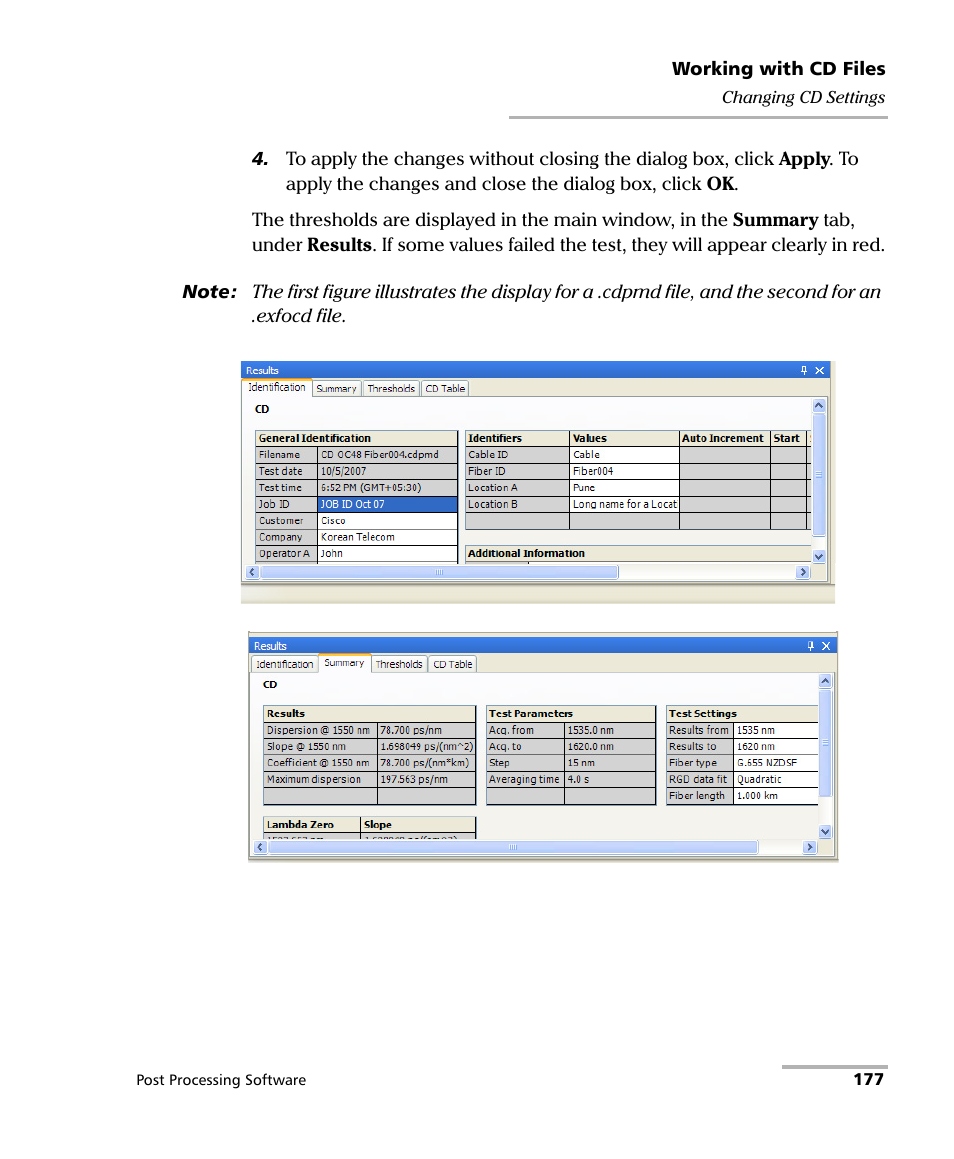 EXFO FastReporter 2 User Manual | Page 187 / 396