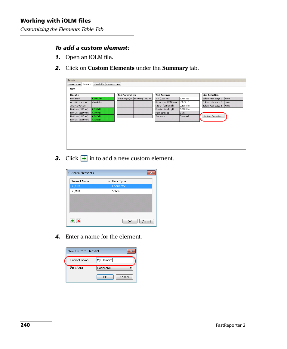 EXFO FastReporter 2 User Manual | Page 250 / 396