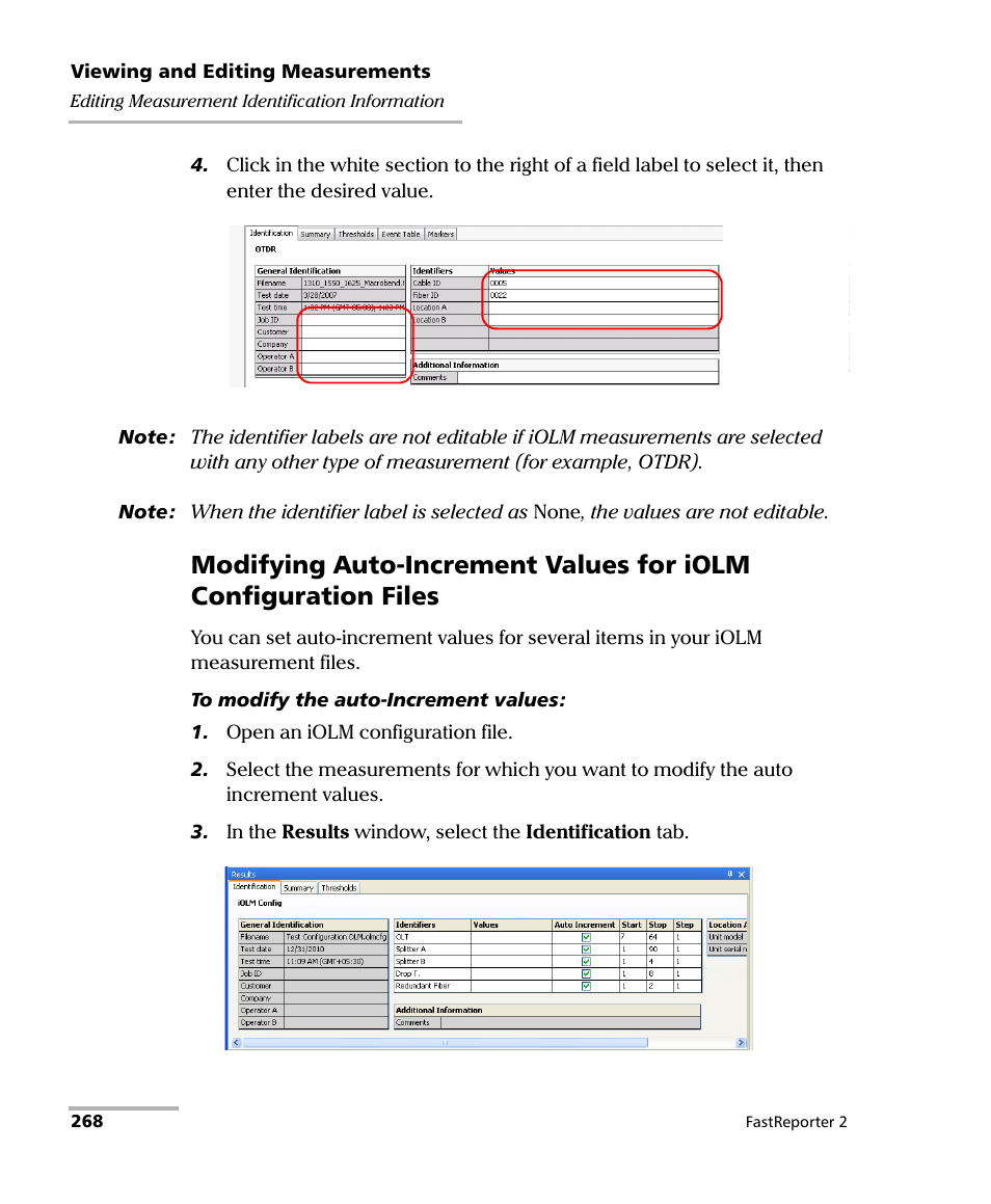 EXFO FastReporter 2 User Manual | Page 278 / 396