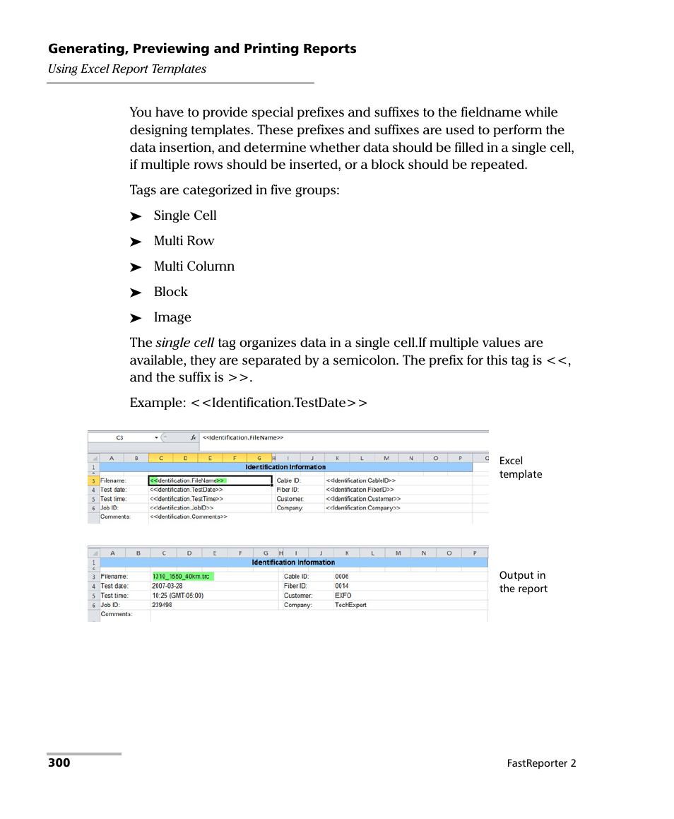 EXFO FastReporter 2 User Manual | Page 310 / 396