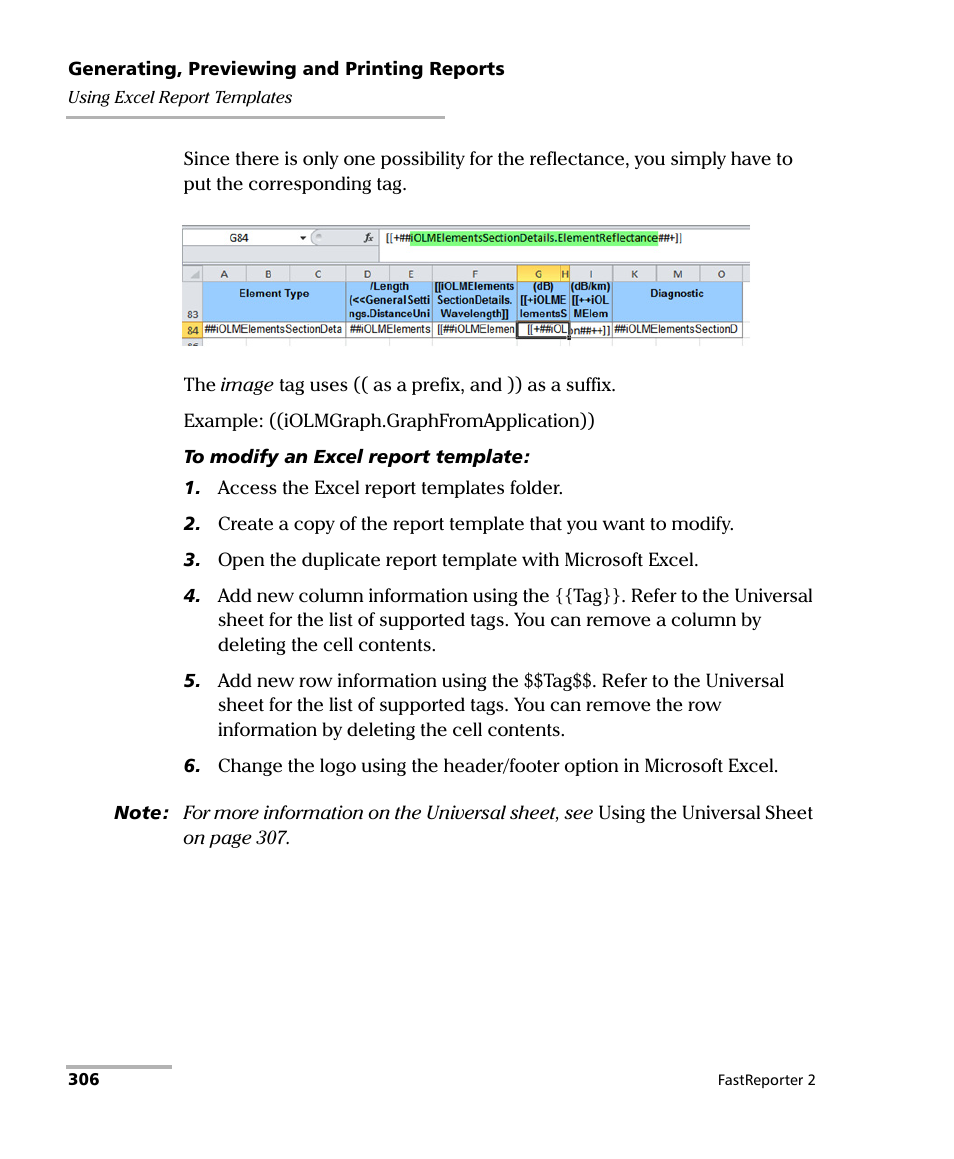 EXFO FastReporter 2 User Manual | Page 316 / 396