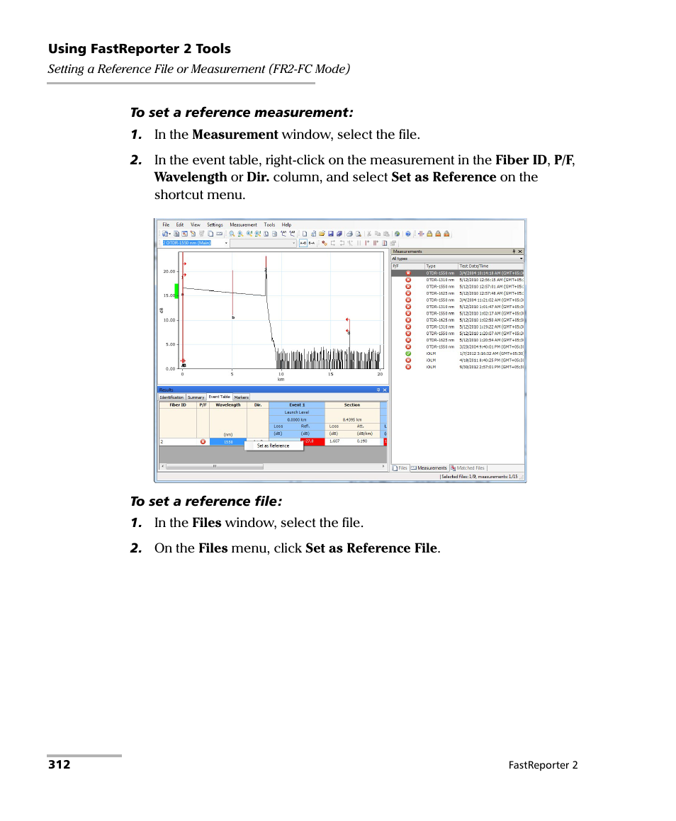 EXFO FastReporter 2 User Manual | Page 322 / 396