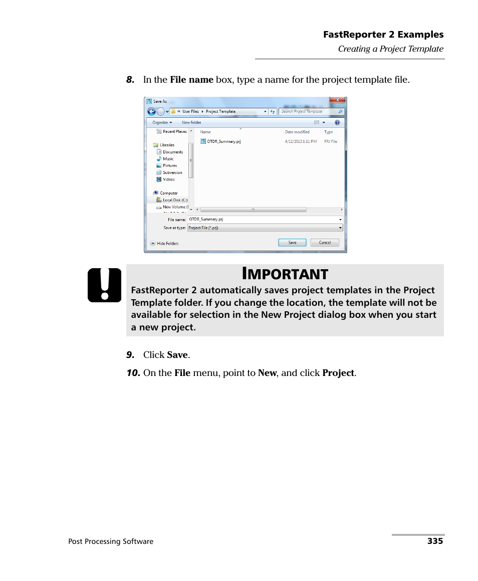 Mportant | EXFO FastReporter 2 User Manual | Page 345 / 396