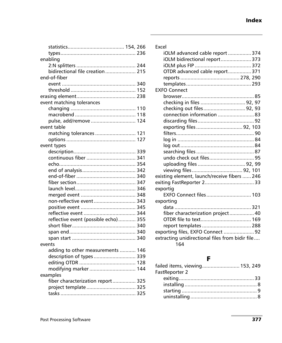 EXFO FastReporter 2 User Manual | Page 387 / 396